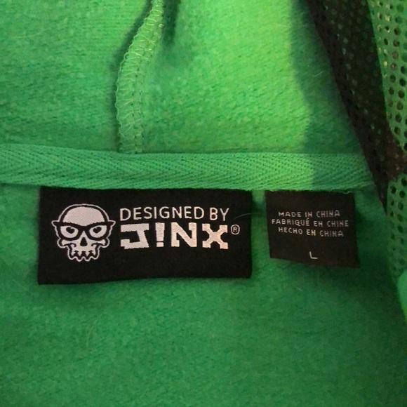 MINECRAFT full zip hoodie Youth Large - excellent condition mesh face hoodie - Picture 3 of 10